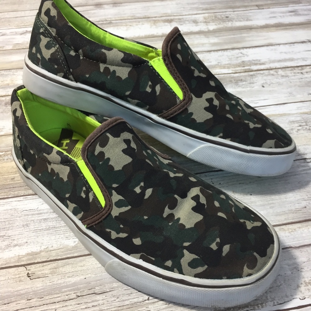 Tony hawk camouflage slip on loafer boys shoes 5
